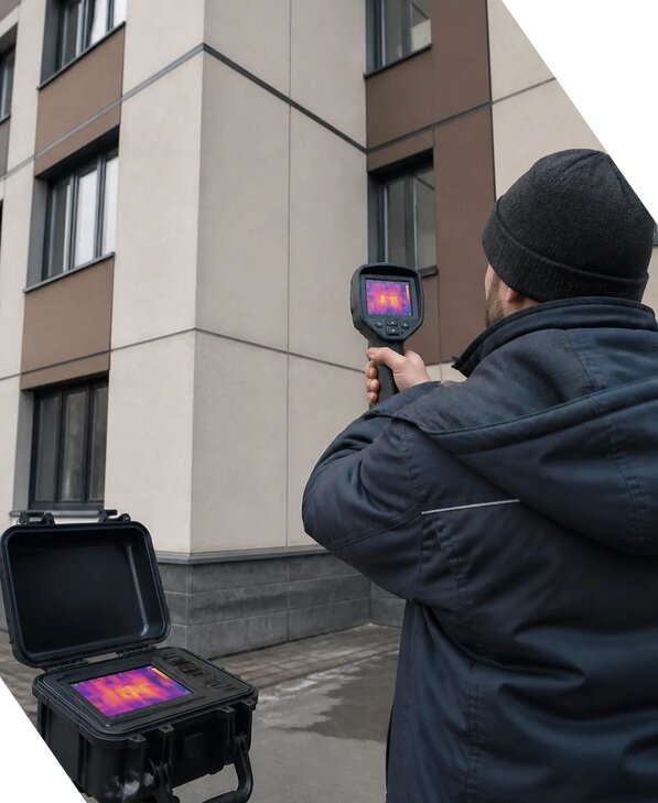 Тепловизионное обследование зданий и сооружений в Междуреченске