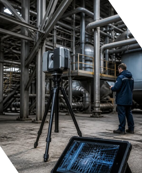 Лазерное сканирование промышленных объектов в Междуреченске
